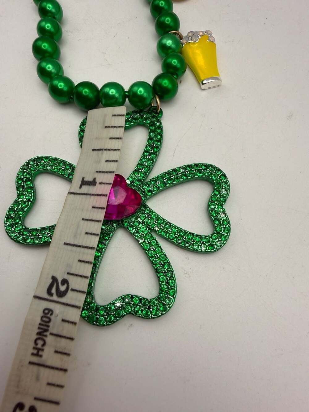 Betsey Johnson St. Patrick's Day Charm Necklace - Picture 10 of 10